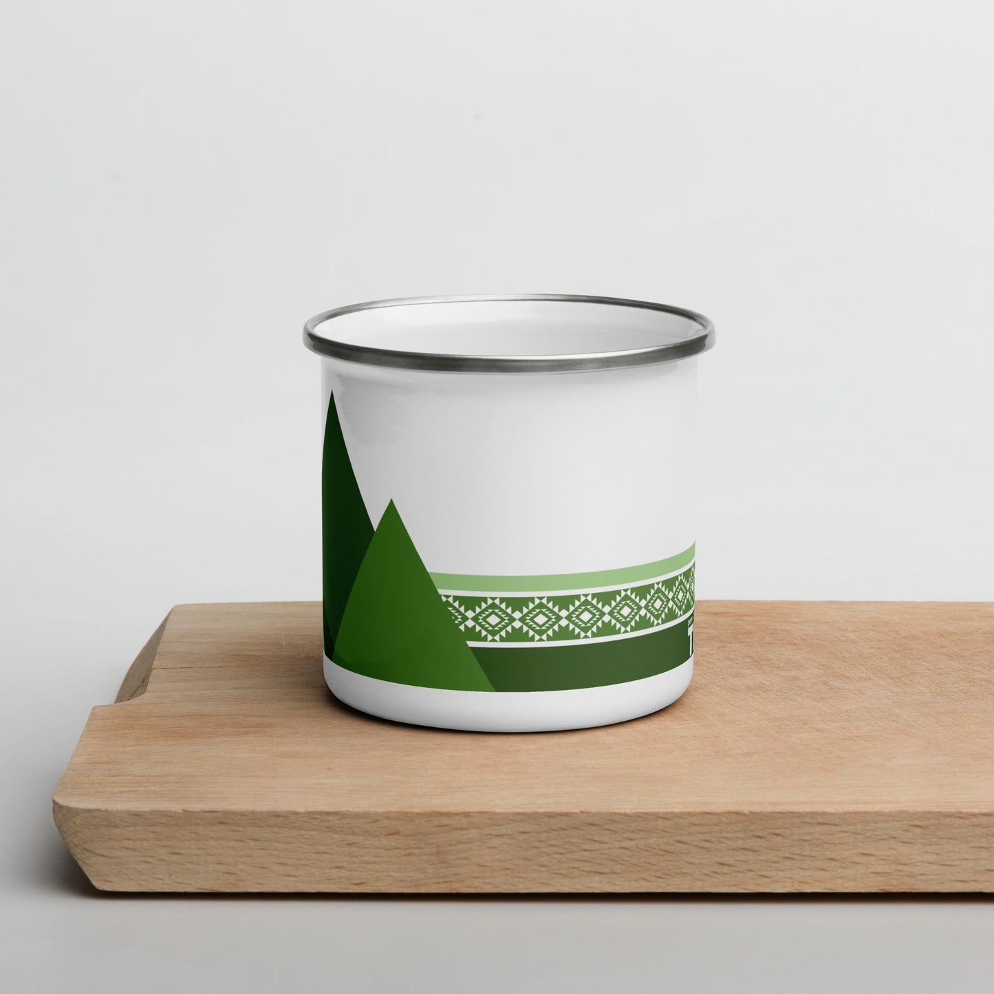 aztec emerald camping mug