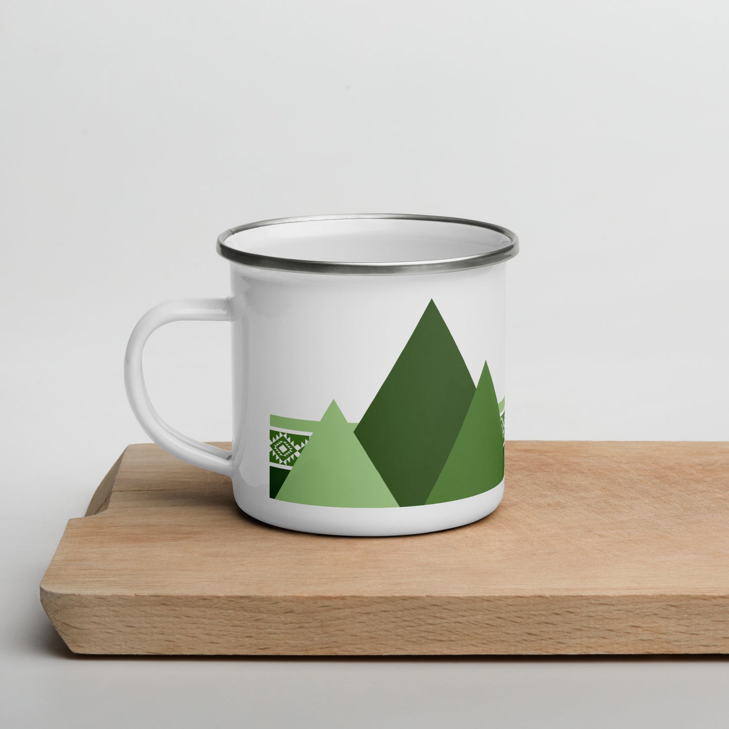 aztec emerald camping mug